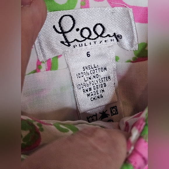 Lilly Pulitzer Peanut Island Kendall Mini Floral Vibrant Rare Womens 6 Skirt - Picture 3 of 5